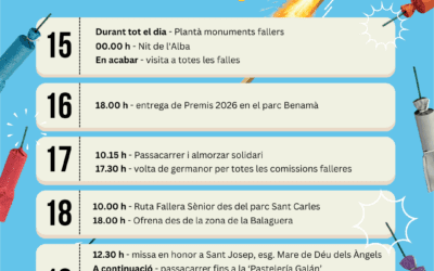 Programación Fallas 2026